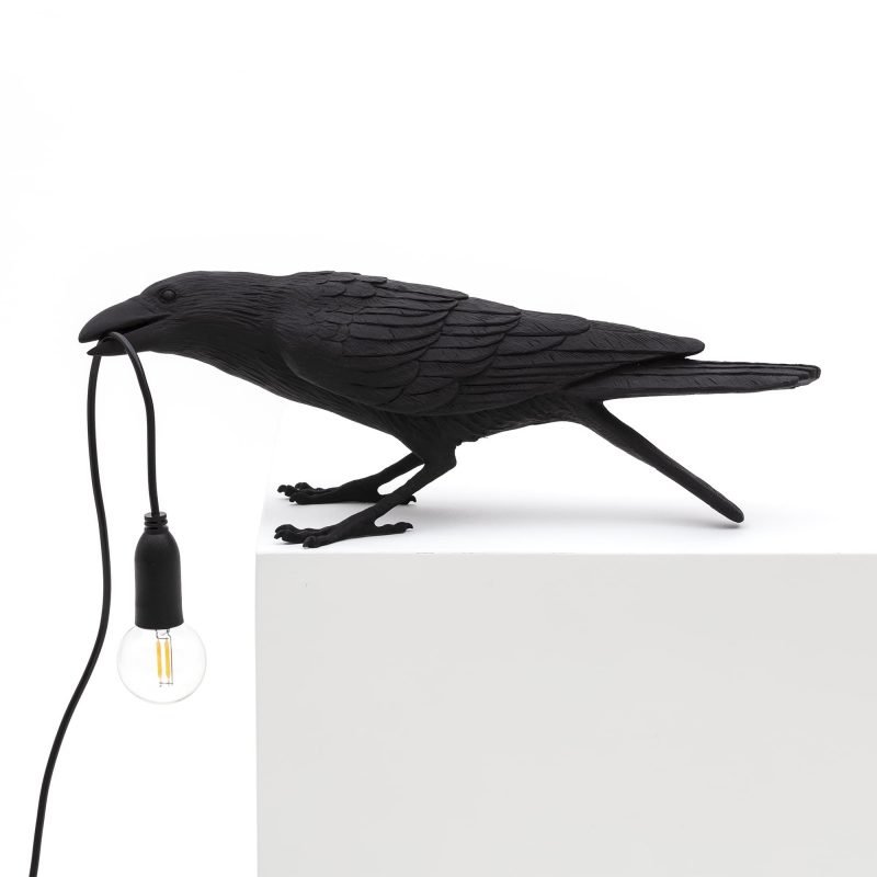 Настольная лампа Seletti Bird Lamp Black  Playing Черный в Нижнем Новгороде | Loft Concept 