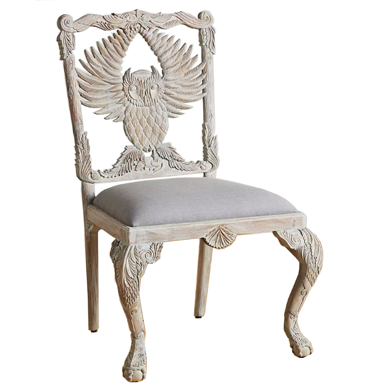 Стул Handcarved Menagerie Owl Dining Chair Светлый дуб в Нижнем Новгороде | Loft Concept 