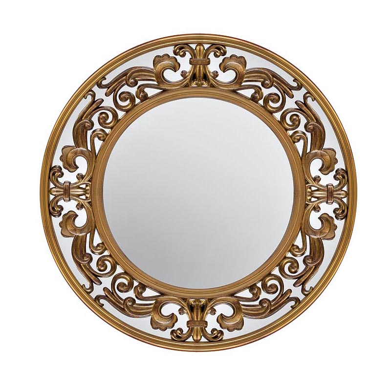 Зеркало Gold Round Mirror Золотой в Нижнем Новгороде | Loft Concept 