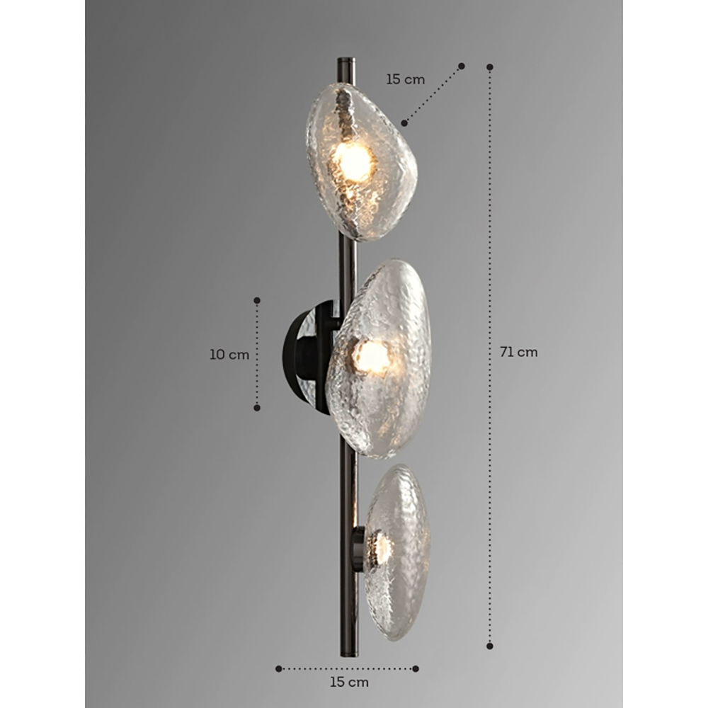 Бра LINDIS FROST LONG WALL 3 лампы Прозрачное стекло в Нижнем Новгороде