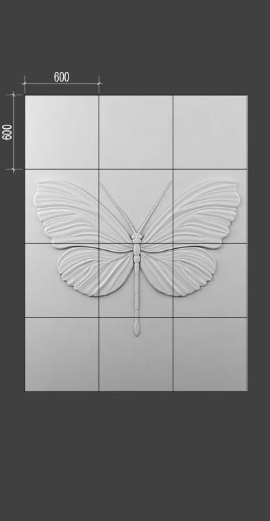 Барельеф BUTTERFLY в Нижнем Новгороде