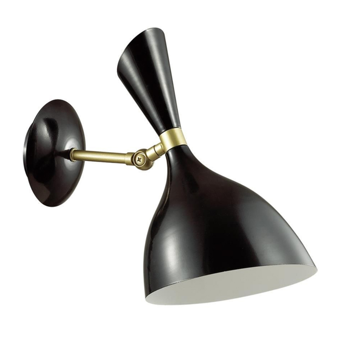 Бра Duke wall lamp Black Черный Латунь в Нижнем Новгороде | Loft Concept 