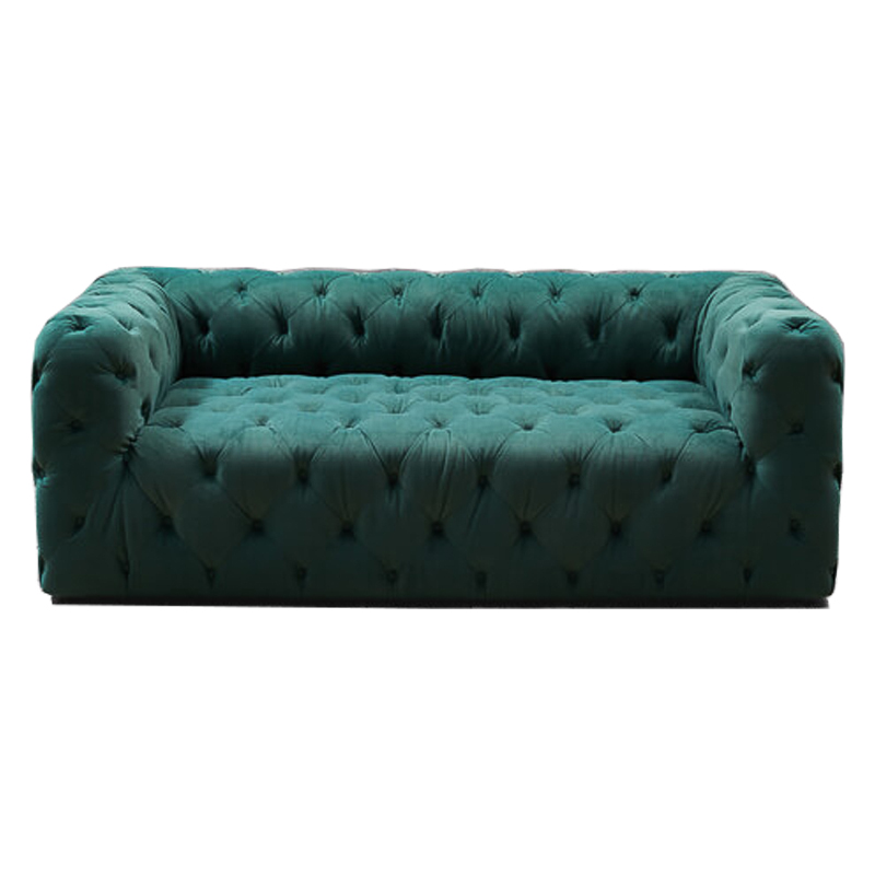 Диван Soho tufted green velor Изумрудный в Нижнем Новгороде | Loft Concept 