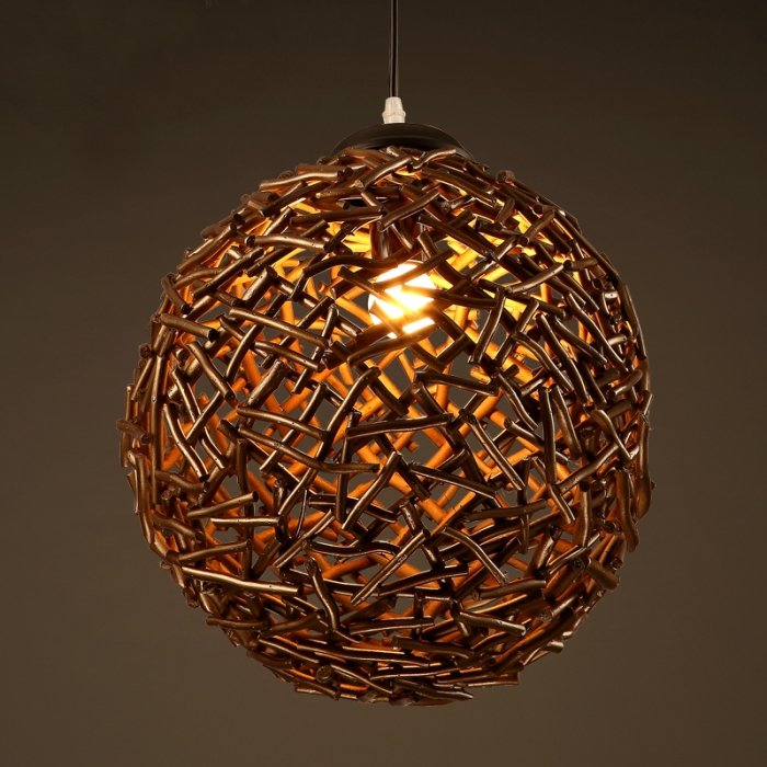 Подвесной светильник Old Wicker Pendant Sphere  в Нижнем Новгороде | Loft Concept 