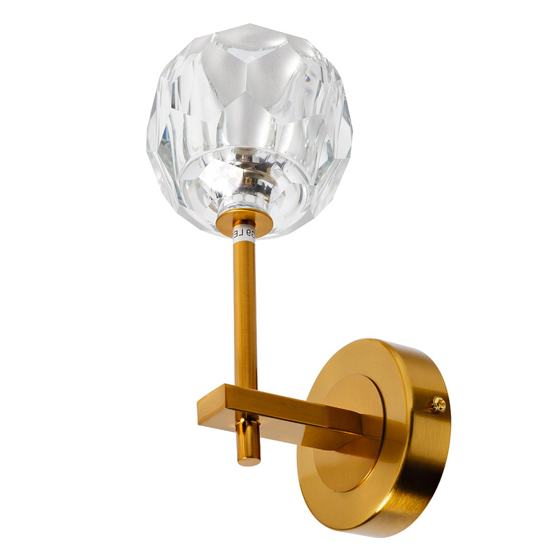 Бра RH Boule de Cristal Single Wall Lamp Gold матовое золото в Нижнем Новгороде | Loft Concept 