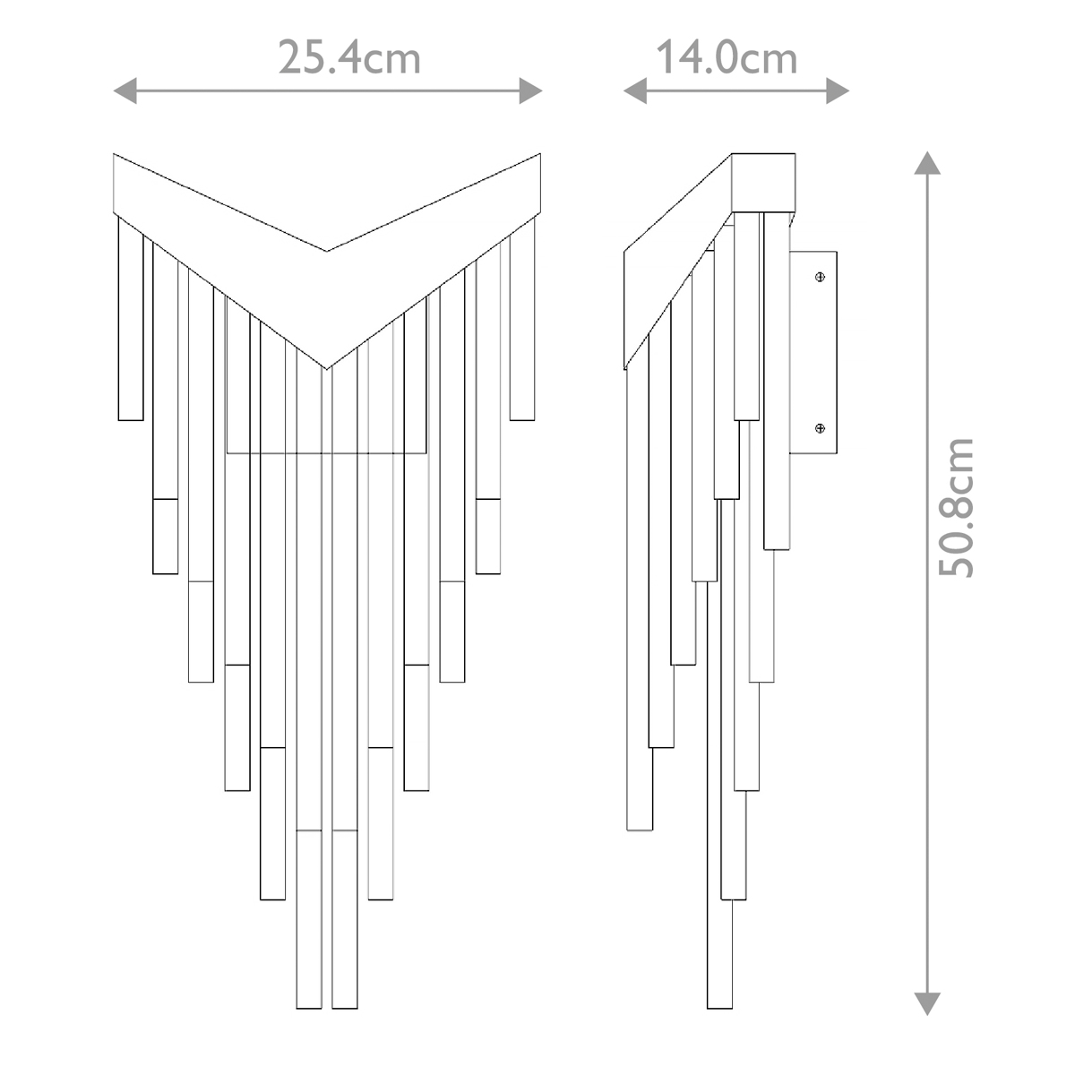Бра с длинными прозрачными трубками Eurofase в Нижнем Новгороде