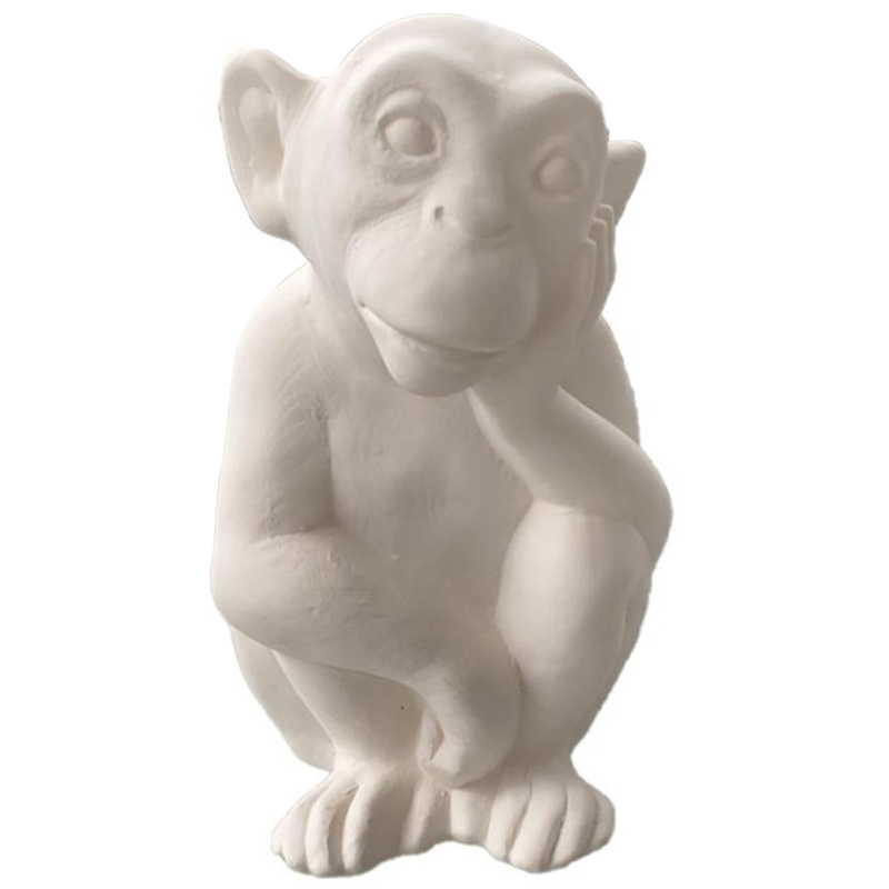 Статуэтка Abhika Monkey Bisc. Statuette Белый в Нижнем Новгороде | Loft Concept 