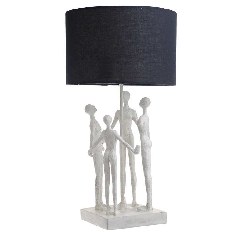 Настольная лампа Holding Hands Table lamp Белый Черный в Нижнем Новгороде | Loft Concept 