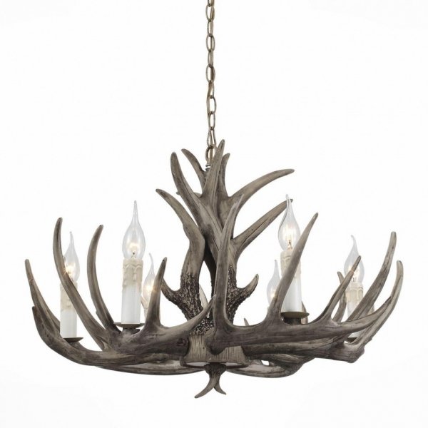 Люстра Hornland Chandelier 6 Grey Серый в Нижнем Новгороде | Loft Concept 