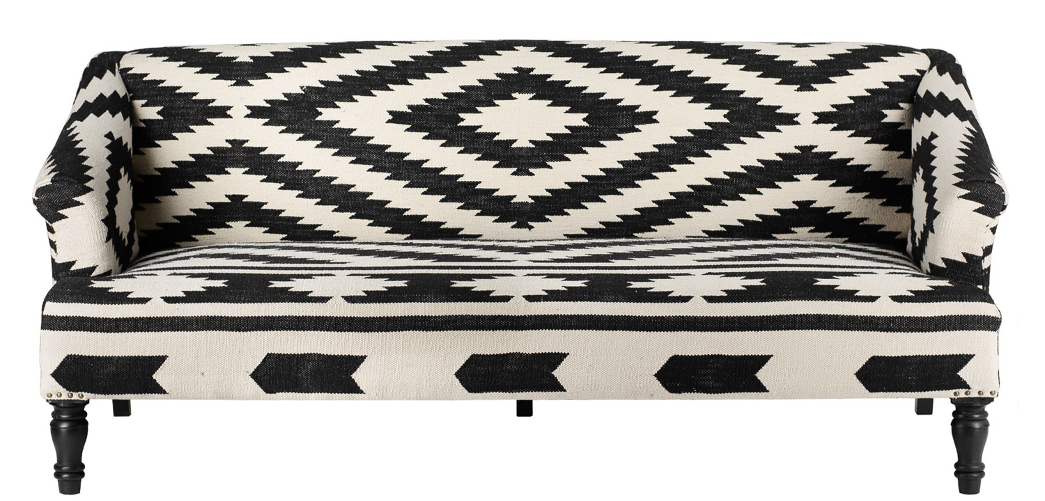 Диван Черно-Белый Келим KELIM Sofa - фото
