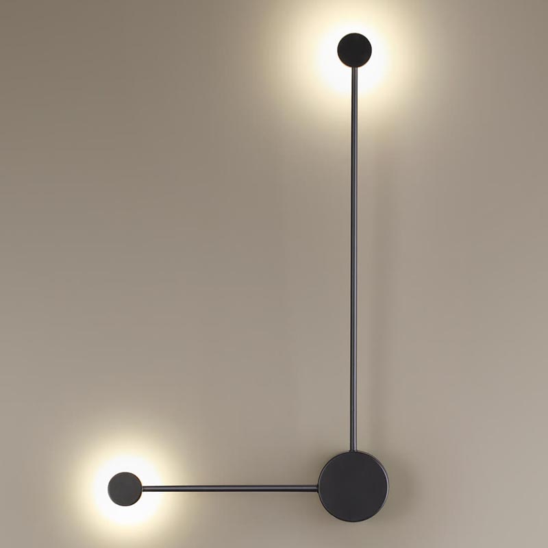 Бра Pin Wall Light Black Angle Черный в Нижнем Новгороде | Loft Concept 