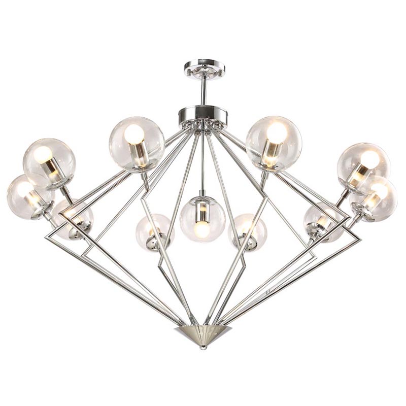 Люстра Liebaud Chandelier 11 lamp Хром в Нижнем Новгороде | Loft Concept 