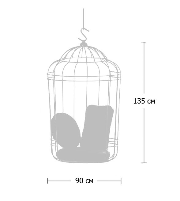 Подвесное кресло "клетка" Swing chair Cage в Нижнем Новгороде