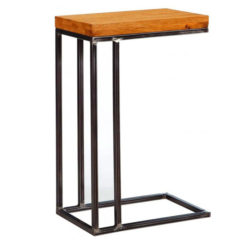 Приставной стол Industrial Oak Sybil Side Table Черный в Нижнем Новгороде | Loft Concept 