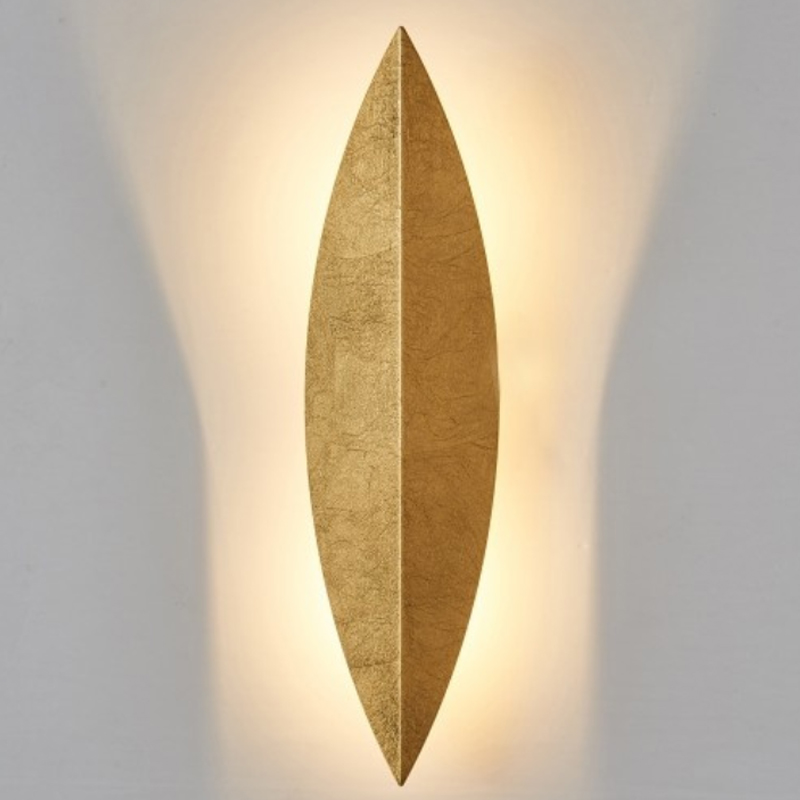 Art Deco Leaf Wall Lamp Gold Золотой в Нижнем Новгороде | Loft Concept 