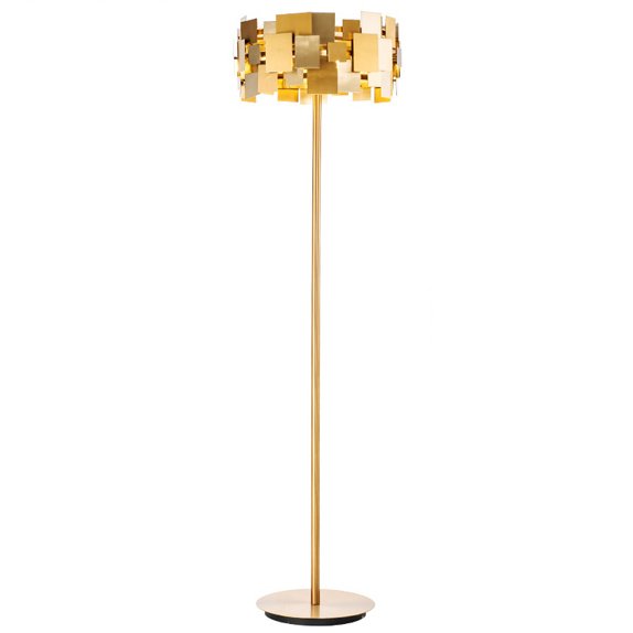 Торшер Gold Plate Floor Lamp  в Нижнем Новгороде | Loft Concept 