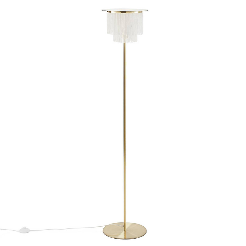 Торшер Houtique Floor lamp Cream Кремовый Латунь в Нижнем Новгороде | Loft Concept 