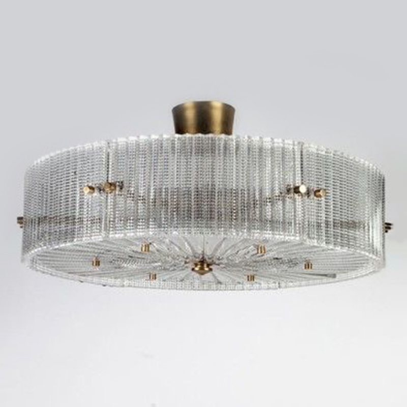 Потолочный светильник Cillian Ceiling Lamp Латунь Прозрачный в Нижнем Новгороде | Loft Concept 