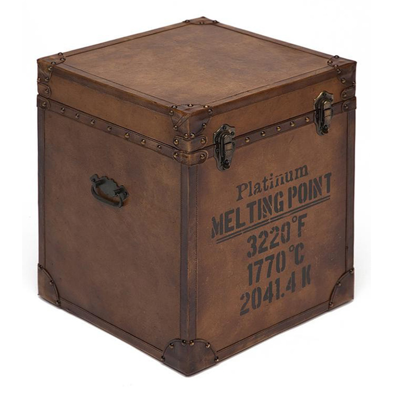 Сундук Vintage buffalo leather chest Коричневый винтаж в Нижнем Новгороде | Loft Concept 