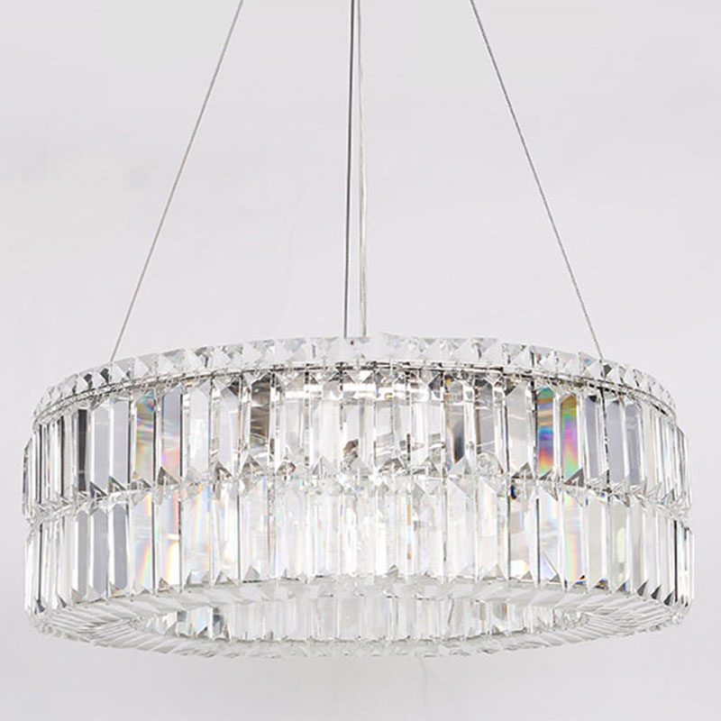 Люстра Darleen Crystal Nickel Chandelier 12 Никель Прозрачный (Transparent) в Нижнем Новгороде | Loft Concept 