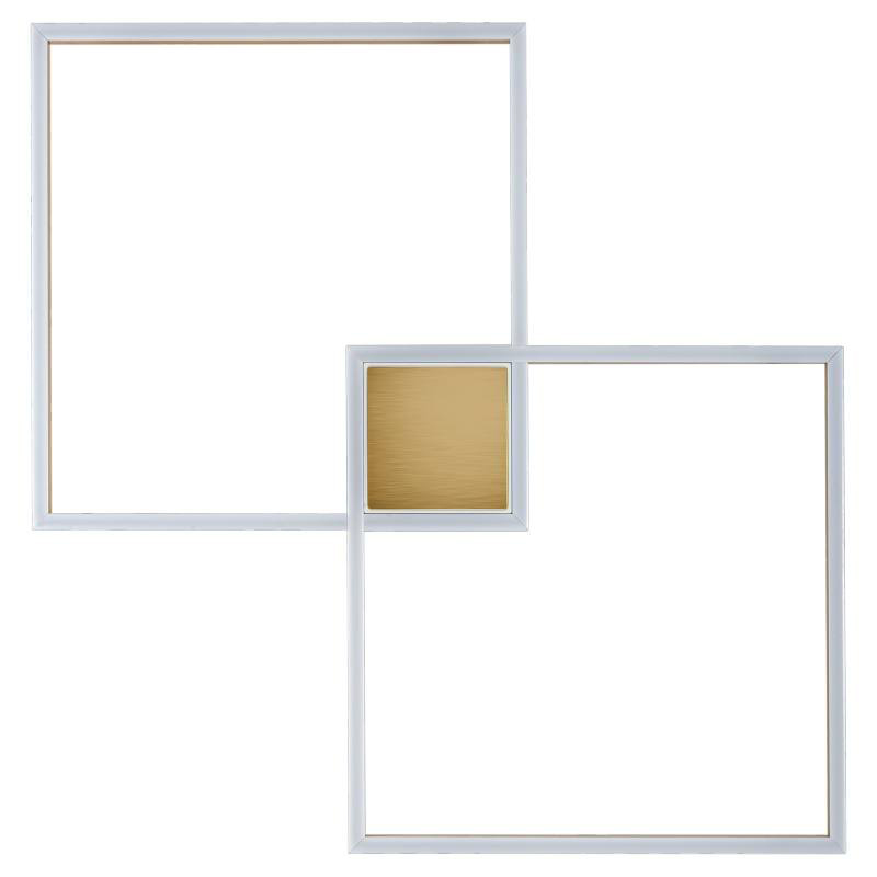 Потолочный светильник Squares Geometrical Shape Ceiling Light Золотой Белый в Нижнем Новгороде | Loft Concept 