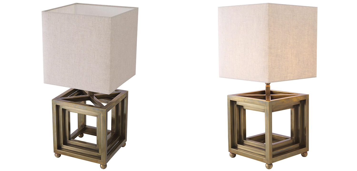 Настольная лампа Eichholtz Table Lamp Bellagio Brass - фото №1