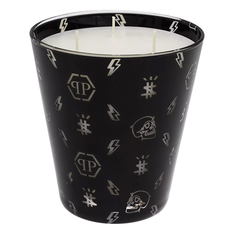 Свеча Philipp Plein Candle Monogram M Черный Белый в Нижнем Новгороде | Loft Concept 