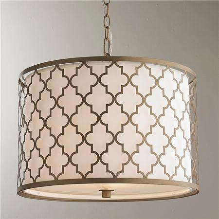 Люстра Contempo Arabesque Convertible Drum Pendant Латунь в Нижнем Новгороде | Loft Concept 