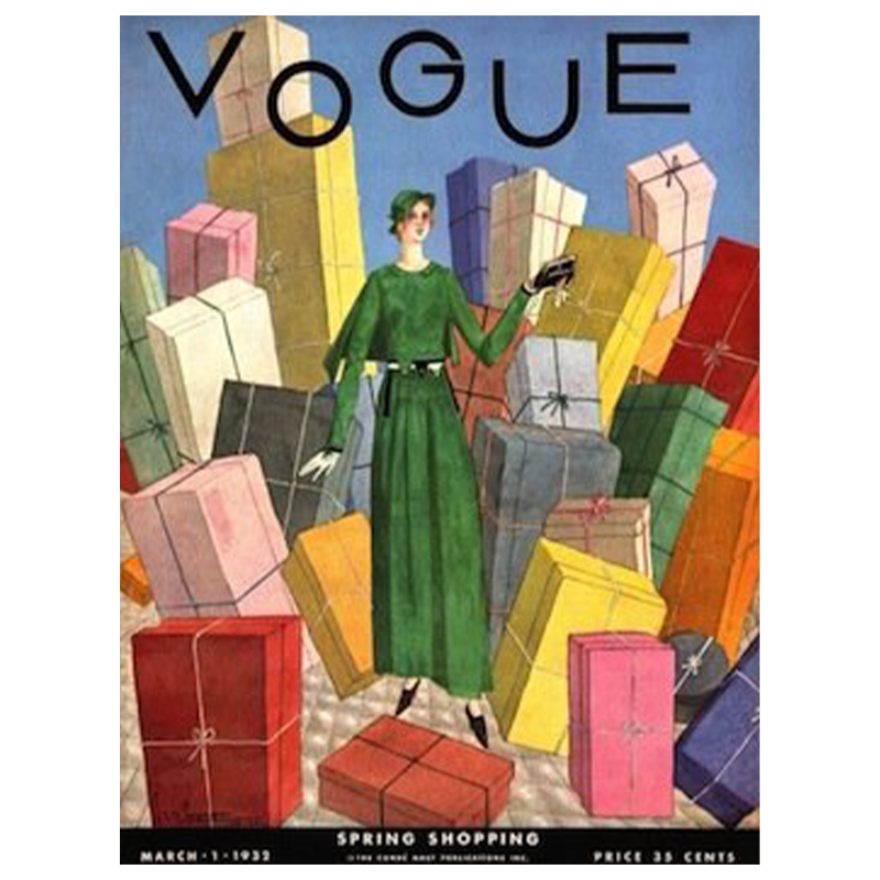 Постер Vogue Cover 1932 March  в Нижнем Новгороде | Loft Concept 