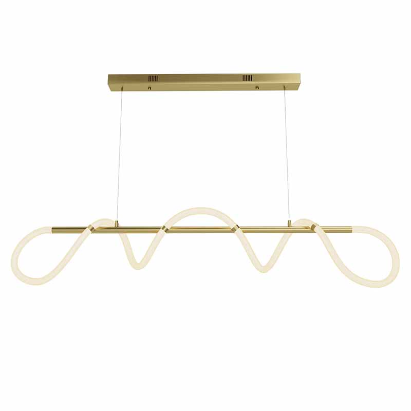 Люстра Luke Lampco Tracer Chandelier Gold Line Белый Золотой в Нижнем Новгороде | Loft Concept 