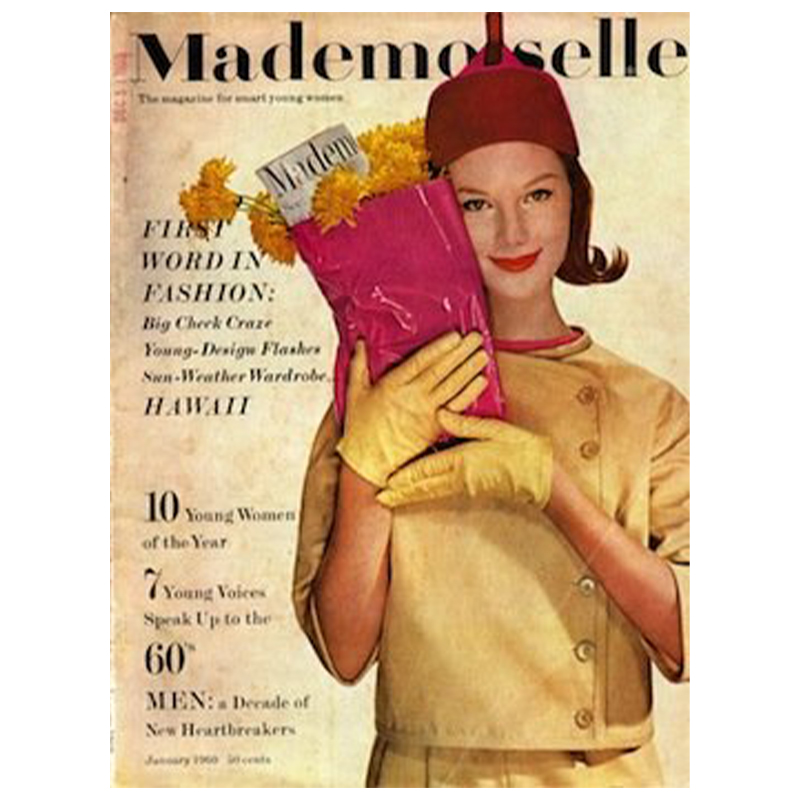 Постер Mademoiselle Cover 1960 January  в Нижнем Новгороде | Loft Concept 