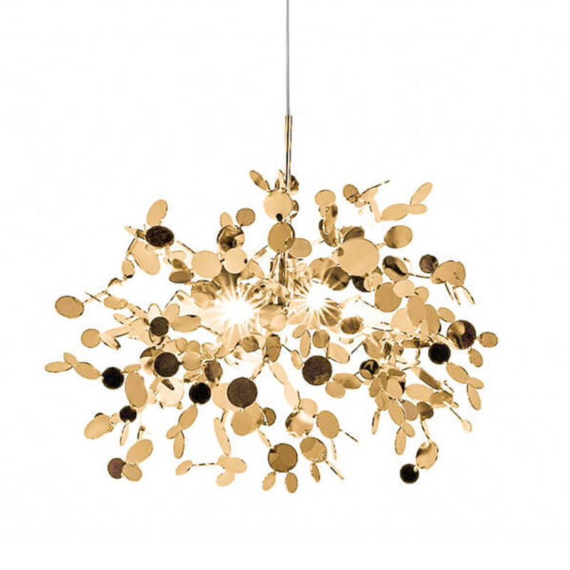 Люстра Terzani Argent Suspension Gold Pendant Lamp 40 Золотой в Нижнем Новгороде | Loft Concept 