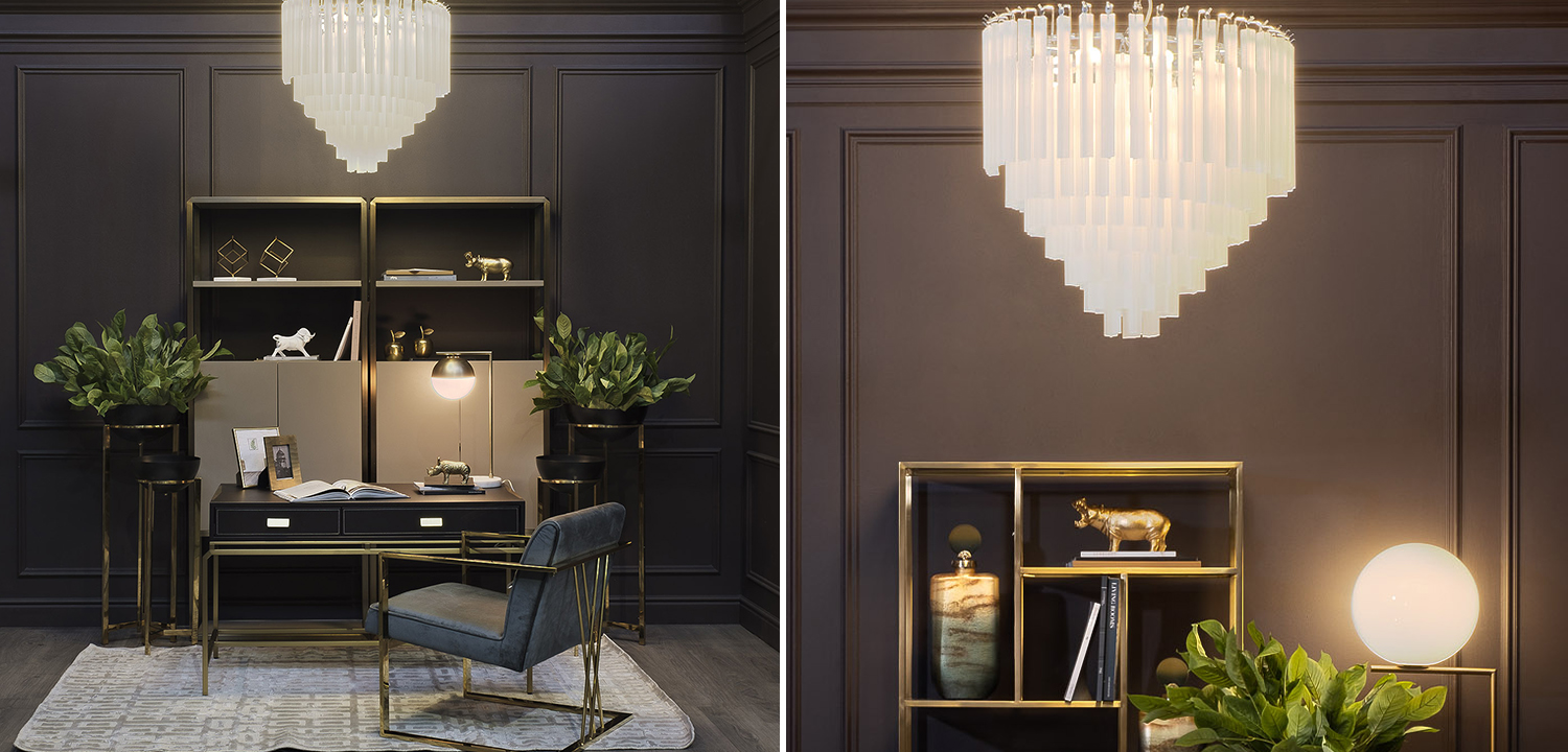 Люстра Eichholtz Chandelier Nova Chrome - фото