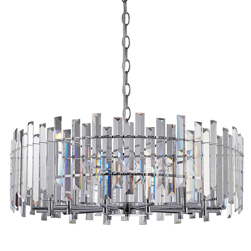 Люстра Langley Chandelier chrome 80 Хром Прозрачный в Нижнем Новгороде | Loft Concept 