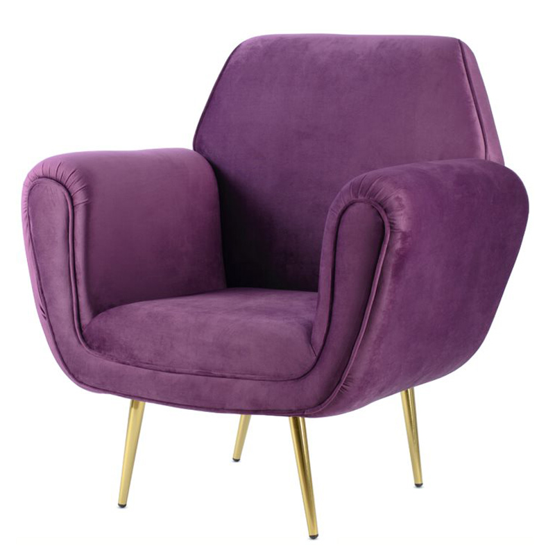 Кресло Lounge Chairs Gigi Radice purple Фиолетовый в Нижнем Новгороде | Loft Concept 