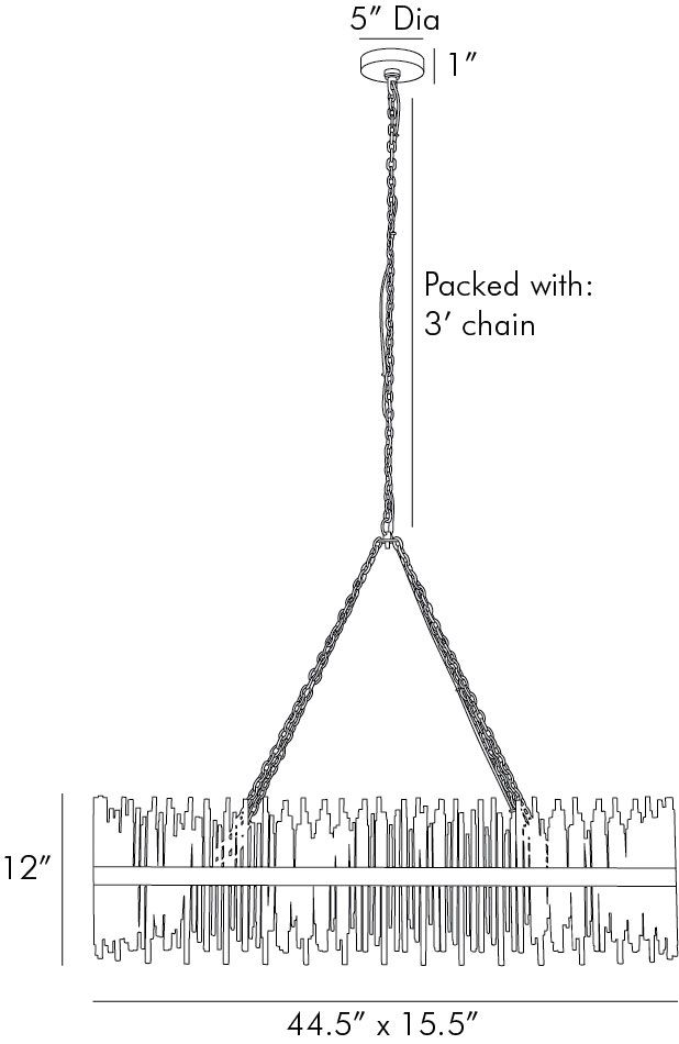 Люстра Arteriors PRESCOTT OVAL CHANDELIER в Нижнем Новгороде