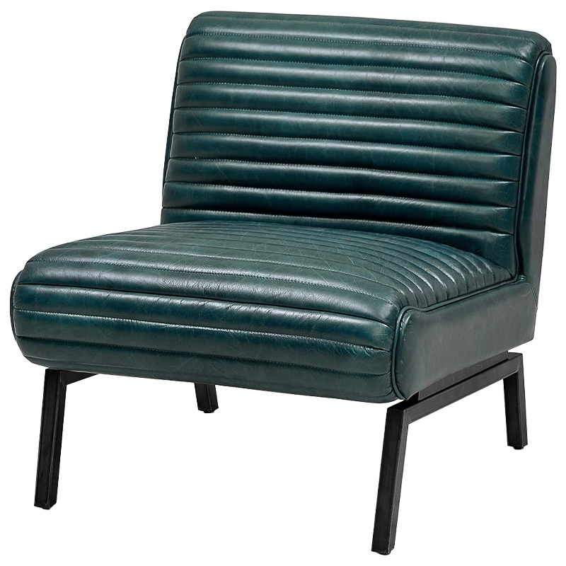 Кресло Gather Emerald Leather Chair Изумрудный в Нижнем Новгороде | Loft Concept 