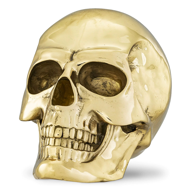 Статуэтка Philipp Plein Gold Skull Element Золотой в Нижнем Новгороде | Loft Concept 