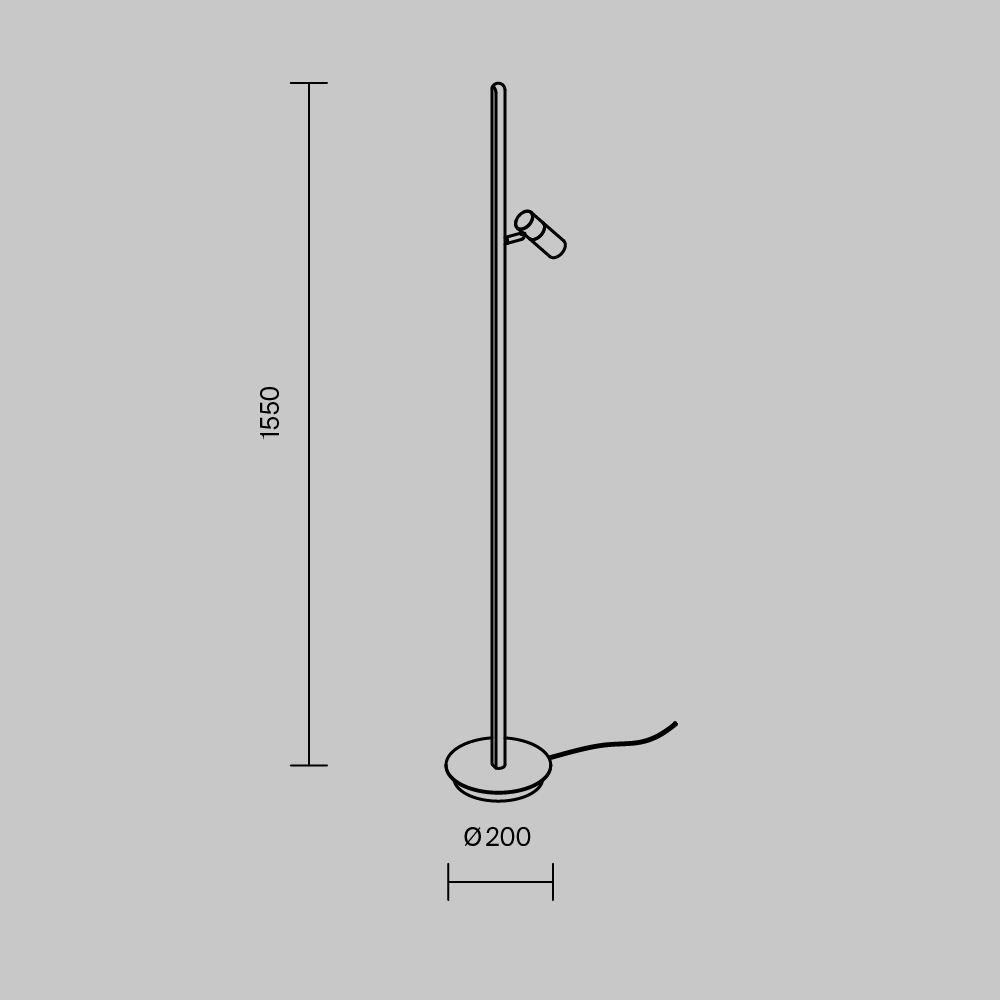 Напольный светильник Thin 3000К 14Вт в Нижнем Новгороде