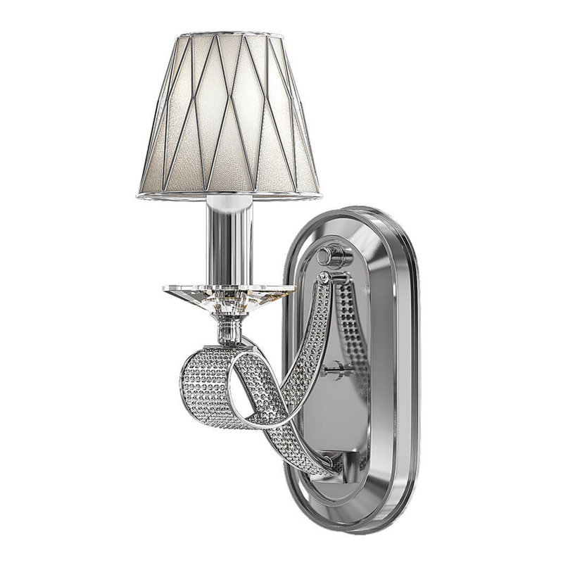 Бра Franseza Sconce chrome Хром Белый в Нижнем Новгороде | Loft Concept 