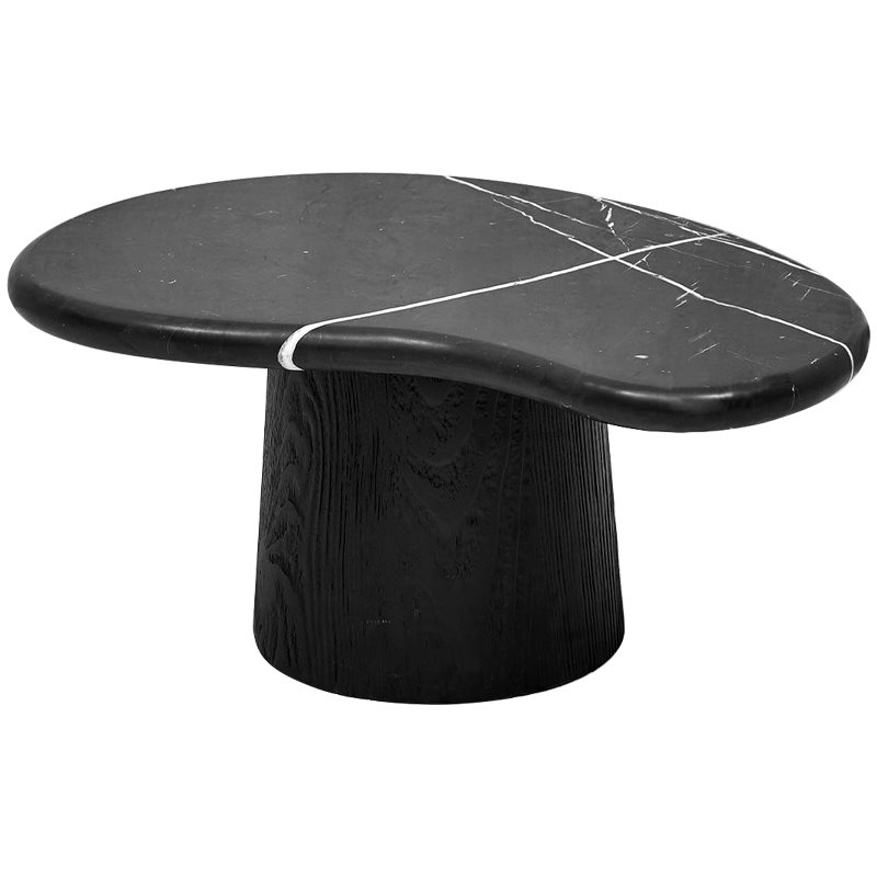 Кофейный стол Geoffroy Coffee Table Черный Мрамор Nero Черный матовый в Нижнем Новгороде | Loft Concept 