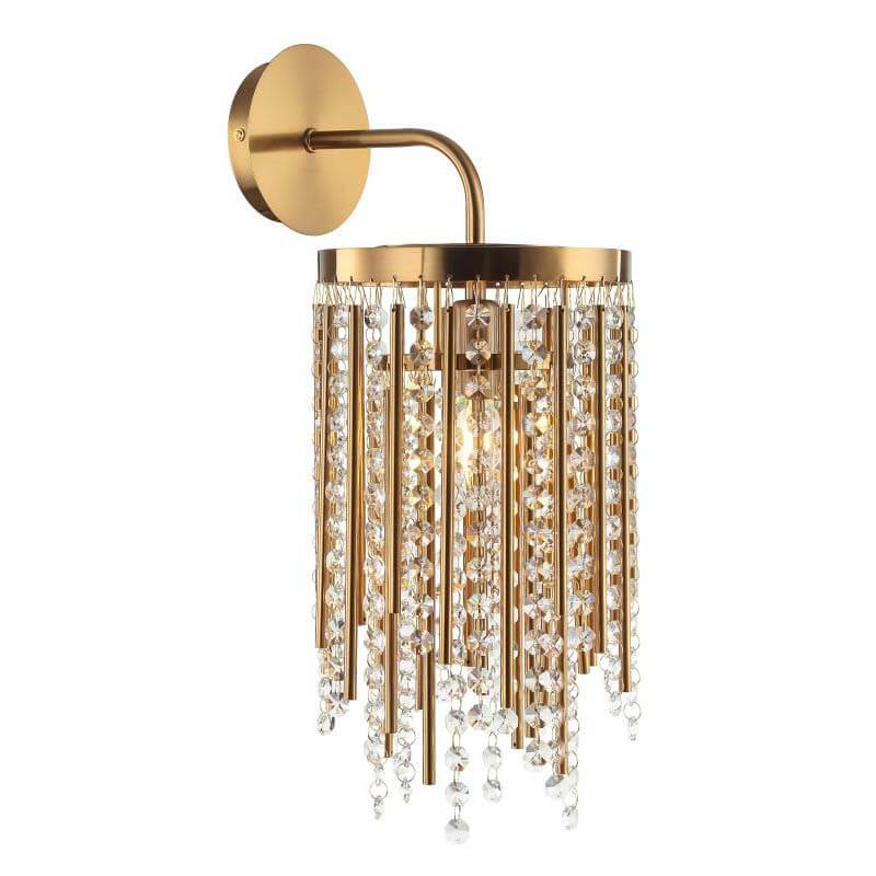 Бра Crystal Wind Chimes Bronze Wall Lamp Бронза Прозрачный в Нижнем Новгороде | Loft Concept 