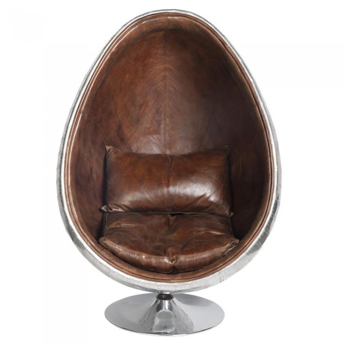 Кресло яйцо Aviator Egg Chair Коричневый в Нижнем Новгороде | Loft Concept 