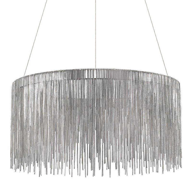 Люстра Atlantis Chain Chandelier Round Chrome Хром в Нижнем Новгороде | Loft Concept 