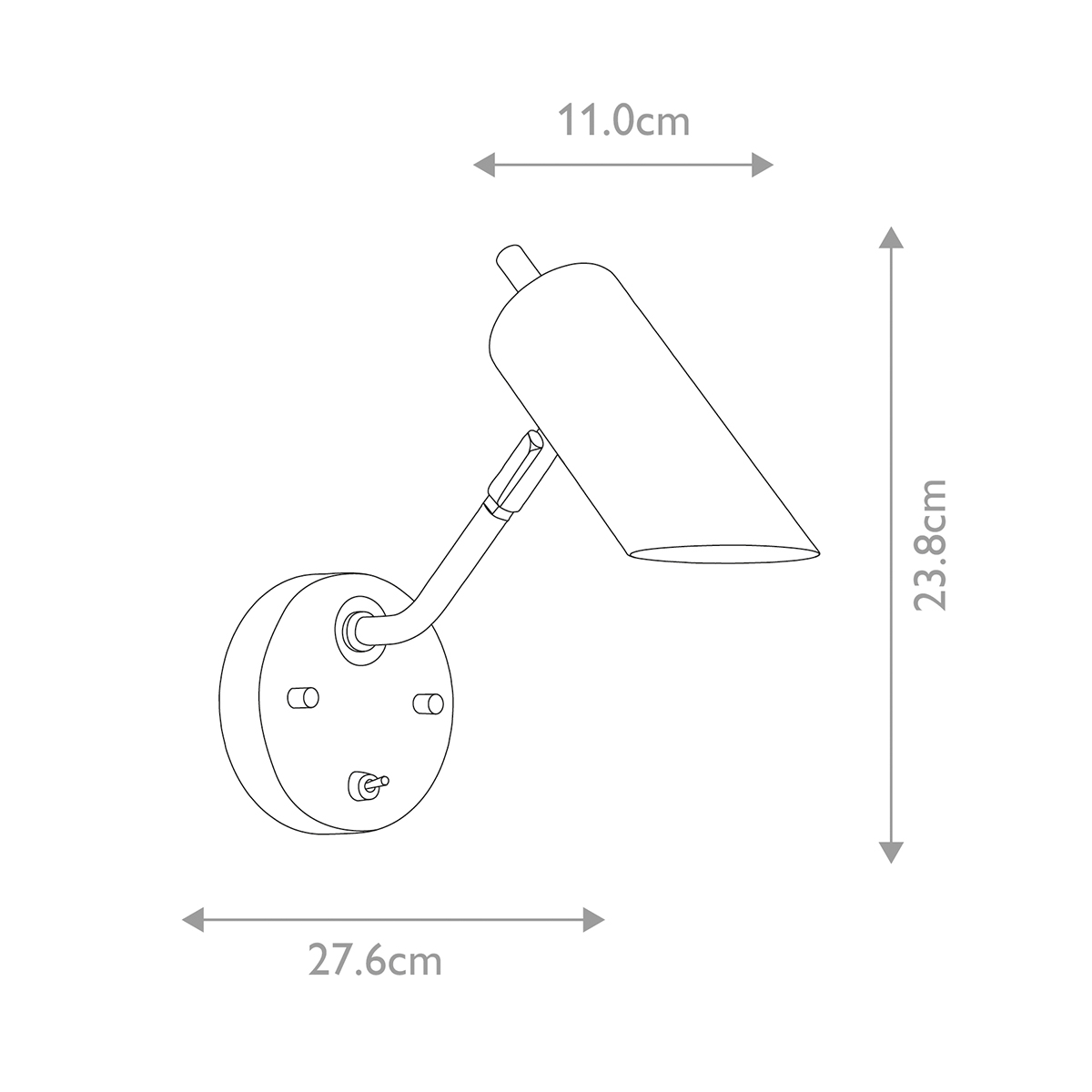Бра с цилиндрическим плафоном и круглым основанием с выключателем Elstead Lighting в Нижнем Новгороде
