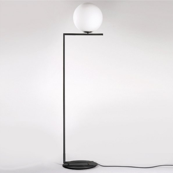 Торшер Flos IC Lights F Black Белый Черный в Нижнем Новгороде | Loft Concept 