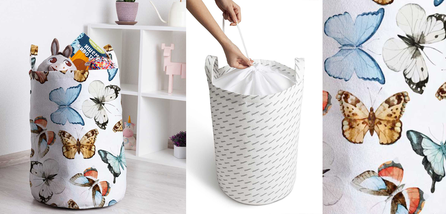 Корзина Butterflies Basket - фото