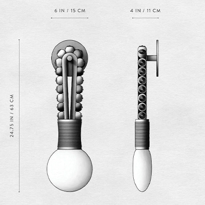 Бра TALISMAN LOOP SCONCE по дизайну студии Apparatus в Нижнем Новгороде