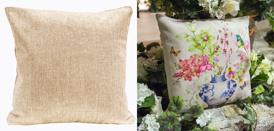 Декоративная подушка Orchids and Iris Pillow Декоративная подушка Orchids and Iris Pillow - Loft-Concept в Нижнем Новгороде