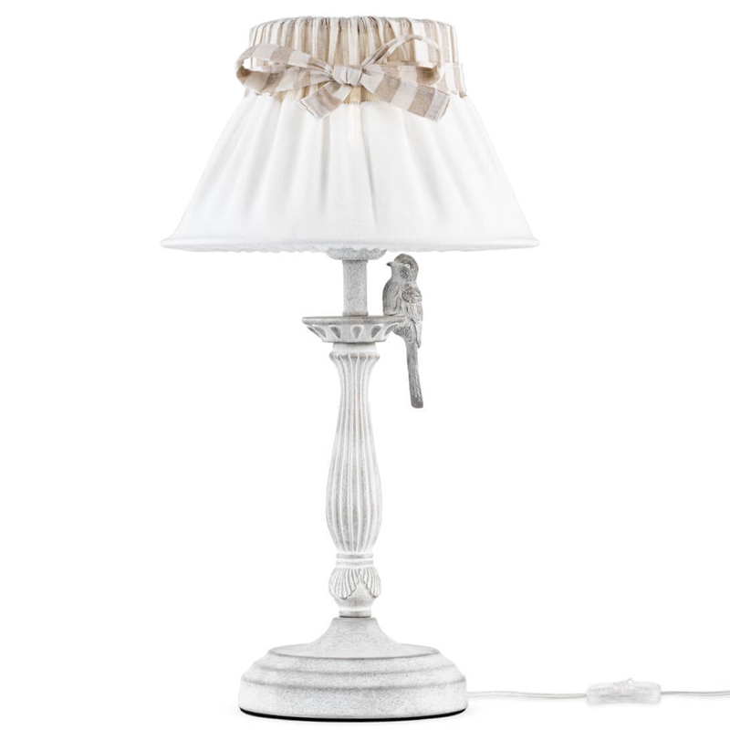 Настольная лампа Refined Provence Table lamp Белый Бежевый в Нижнем Новгороде | Loft Concept 